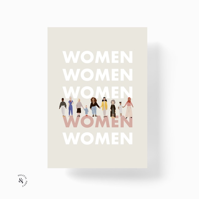 Women -- 8 x 10 Downloadable Print